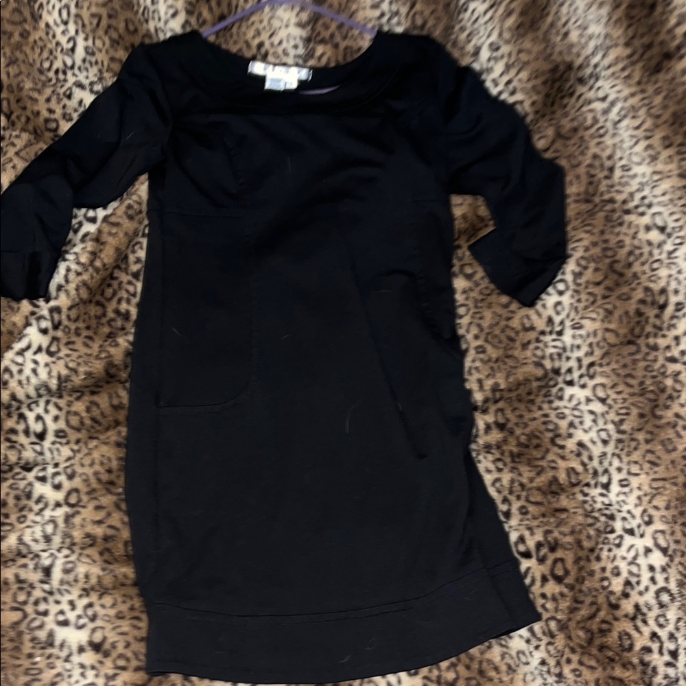 Max Studio Black Long Sleeve Dress